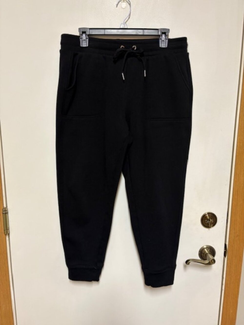 Women’s Soma Black Fleece Sweatpants/Joggers. Sz. L